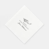 90thバースデーパーティーゴルフテーマ編集可能 スタンダードランチョンナプキン (角)