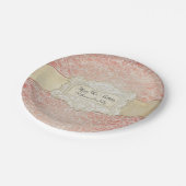 90thバースデーパーティーヴィンテージフランスのリージェンシーレース ペーパープレート (アングル)