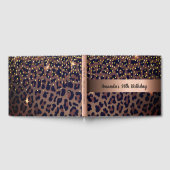 90thバースデーパーティーleopard print ゲストブック (全面)