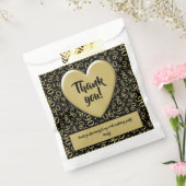 90th乱数パターンブラック/金ゴールド フェイバーバッグ (封をした状態)