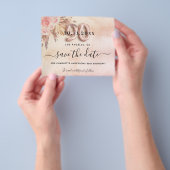 90th誕生日パンパバラ日付の予算を保存 チラシ (手)