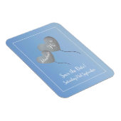 90th誕生日パーティーは日付を保存 マグネット (右側)