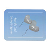 90th誕生日パーティーは日付を保存 マグネット (横)