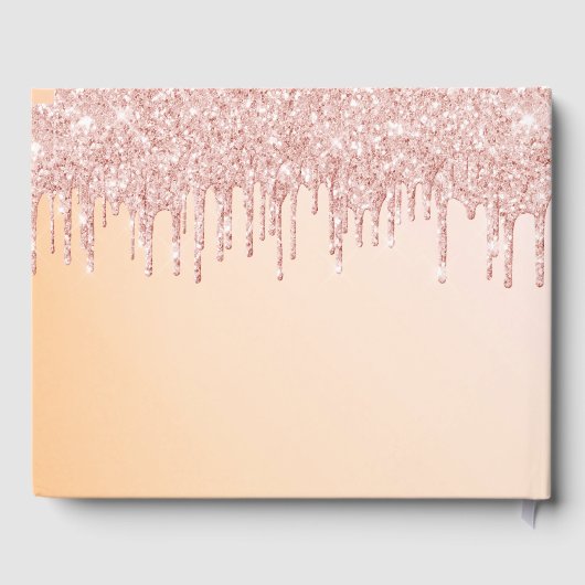 90th誕生日パーティーバラ金ゴールド幾何学的 ゲストブック (裏面)