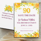 90th誕生日パーティー – イエローローズ90年 セーブザデート