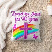 90TH誕生日恵み クッション (ブランケット)