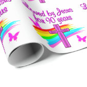 90TH誕生日恵み ラッピングペーパー (ロールコーナー)