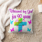 90TH誕生日祈りの言葉 クッション (ブランケット)