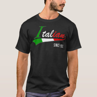 90th Birthday gift Italian Since 1931 90 years bor Tシャツ