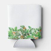 90th Birthday Holly December Birth Flower Custom 缶クーラー (裏面)