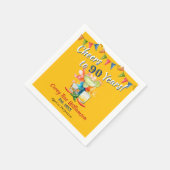 90th Birthday Modern Fiesta Cheers to 90 Years  スタンダードカクテルナプキン (角)