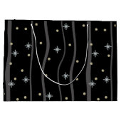 90th Birthday Partyお名前の追加 ラージペーパーバッグ (裏面)