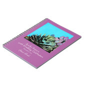 90th Birthday Party Guest Book, Agave and Cactus ノートブック (左側)