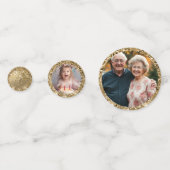 90th birthday Photos Gold Confetti コンフェッティ (裏面)