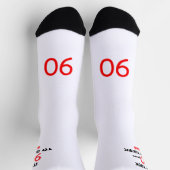 90th Birthday Socks Men Funny ソックス (上部)
