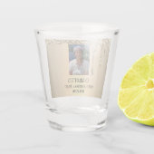 90th Ninety Elegant Birthday Party Gold ショットグラス (裏面)