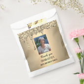 90th Ninety Elegant Birthday Party Gold フェイバーバッグ (封をした状態)