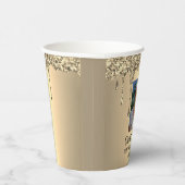 90th Ninety Elegant Birthday Party Gold 紙コップ (右)