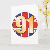 91イギリスの金ゴールド カード (黄色い花)