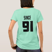 91以来の真新しいカップルを-親友のためのギフトきれいにして下さい Tシャツ (裏面)