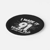 91歳の皮肉ミームおもしろい91誕生日 ペーパープレート (アングル)