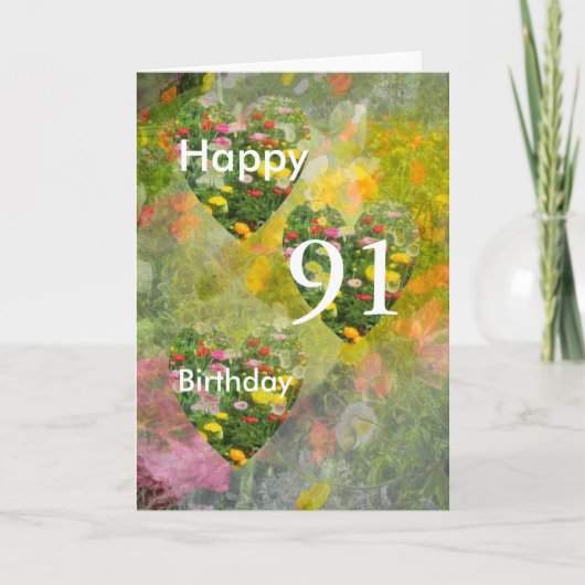 91歳の誕生日 カード (正面)