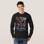 91歳91誕生日ダイヤモンドシューズ Tシャツ (正面フル)