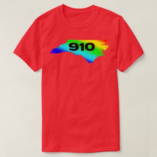 910レインボー Tシャツ (デザイン正面)