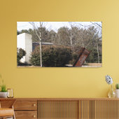 911からの鉄鋼I梁 キャンバスプリント (インサイチュ (リビング))