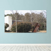 911からの鉄鋼I梁 キャンバスプリント (インサイチュ (ウッドフロア))