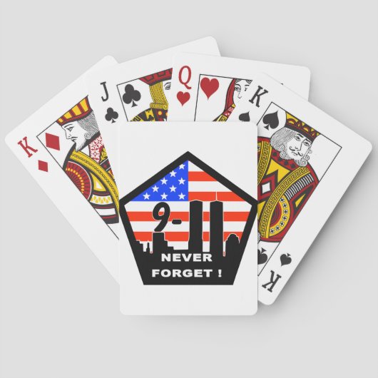 911なし忘れ トランプ (裏面)