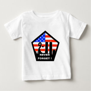 911なし忘れ ベビーTシャツ