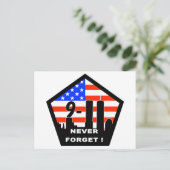 911なし忘れ ポストカード (スタンド正面)