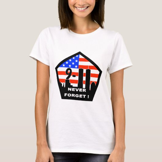 911なし忘れ Tシャツ (正面)