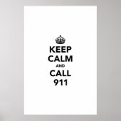 911に連絡を ポスター (正面)
