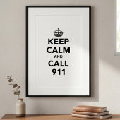 911に連絡を ポスター