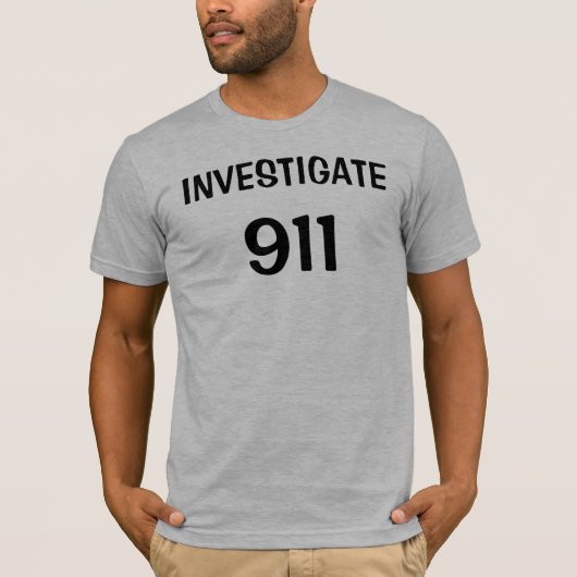 911の調査 Tシャツ (正面)
