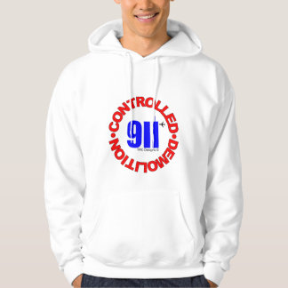911の陰謀のフード付きスウェットシャツ パーカ