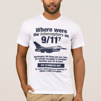 911の障害物はどこにありましたか。 人のTシャツ Tシャツ