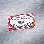 911をダイヤルし救済て名刺を取得 マグネット名刺 (インサイチュ)