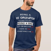 911オペレおもしろいータアパレル最初の応答者 Tシャツ (正面)