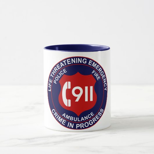911コーヒー・マグ2 マグカップ (中央)