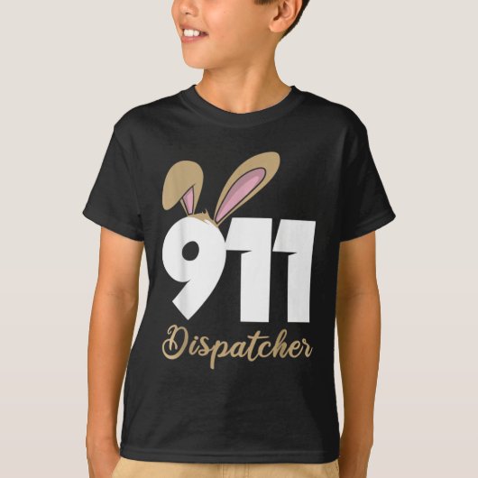 911ディスパッチャー イースター プルオーバーフーディ Tシャツ (正面)
