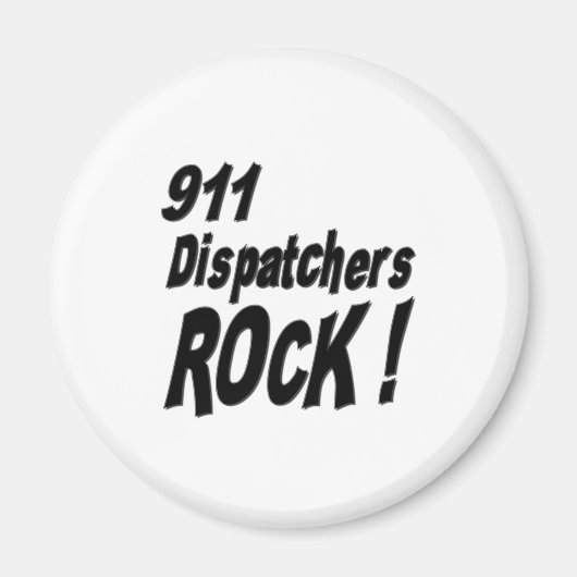 911ディスパッチャー・ロック!マグネット マグネット (正面)