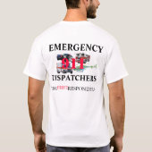 911ディスパッチャー Tシャツ (裏面)