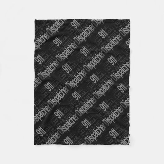 911ディスパッチャ並外 フリースブランケット (正面)