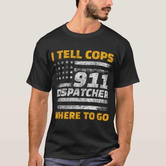 911ディスパッチャ Tシャツ (正面)
