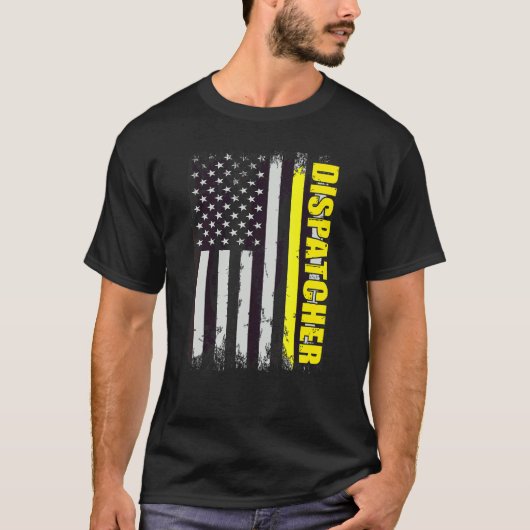 911ディスパッチ演算子First Responder Dispatcher Tシャツ (正面)