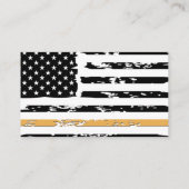 911ディスパッチ薄いゴールデンライン 名刺 (裏面)