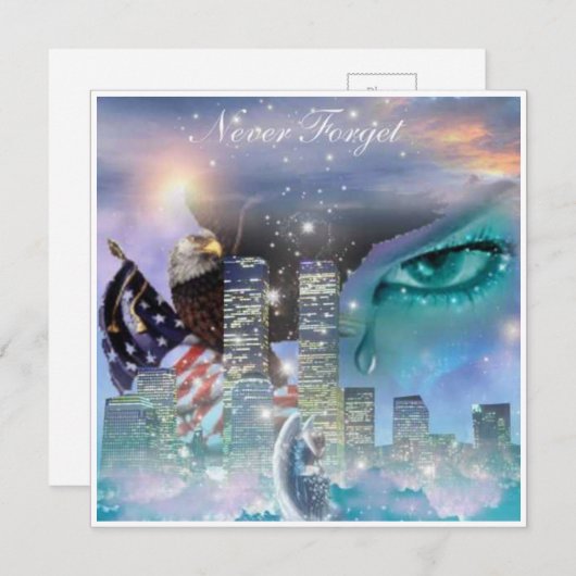 911トリビュート忘れカードの記憶には決して残らない (正面/裏面)